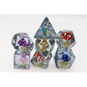 Whimsical Mushrooms RPG Dice Set