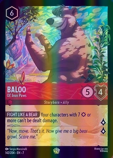 Baloo - Ol' Iron Paws (Archazia's Island - 142/204) Legendary
