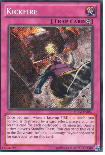 Kickfire (CBLZ-EN089) Secret Rare - Near Mint Unlimited