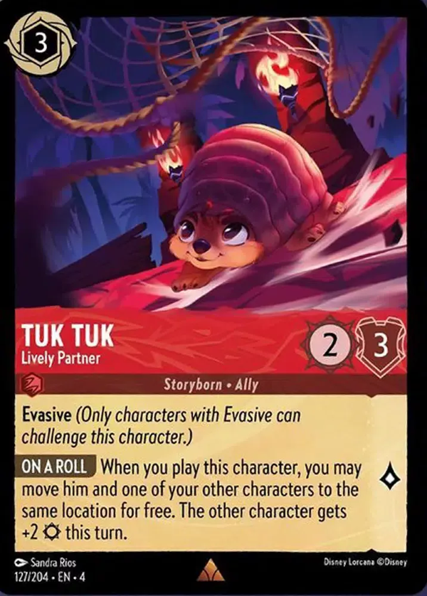 Tuk Tuk - Lively Partner (Ursula's Return 127/204) Rare - Near Mint