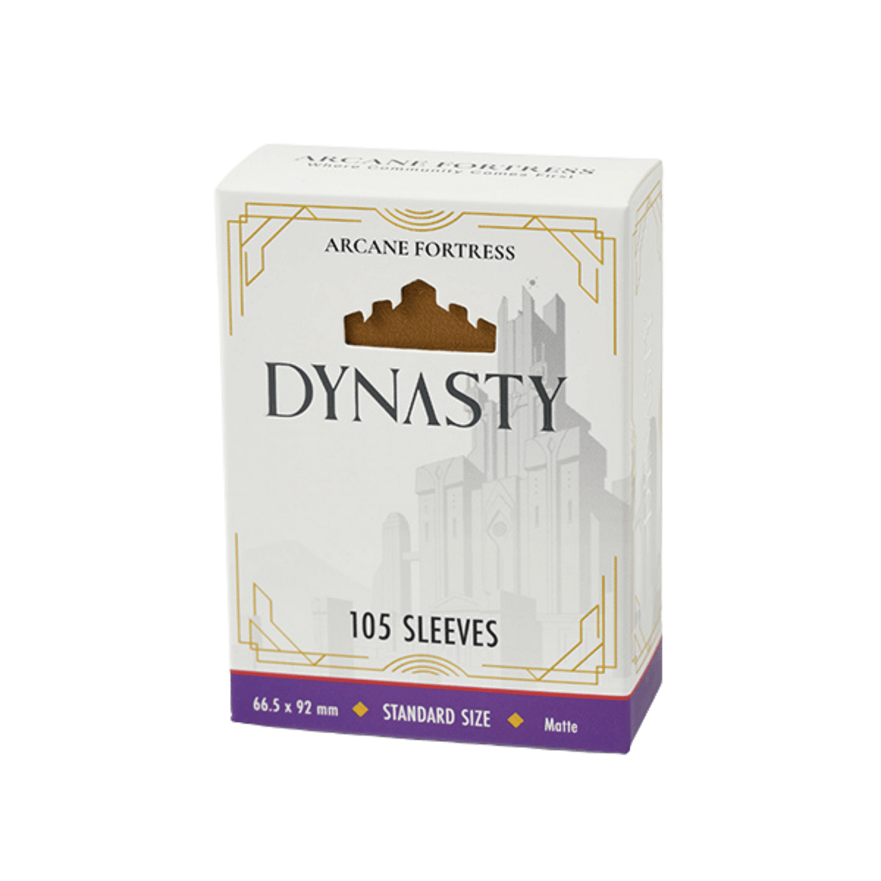 Arcane Fortress: Standard Matte - Dynasty: Desert Gold (105 ct)