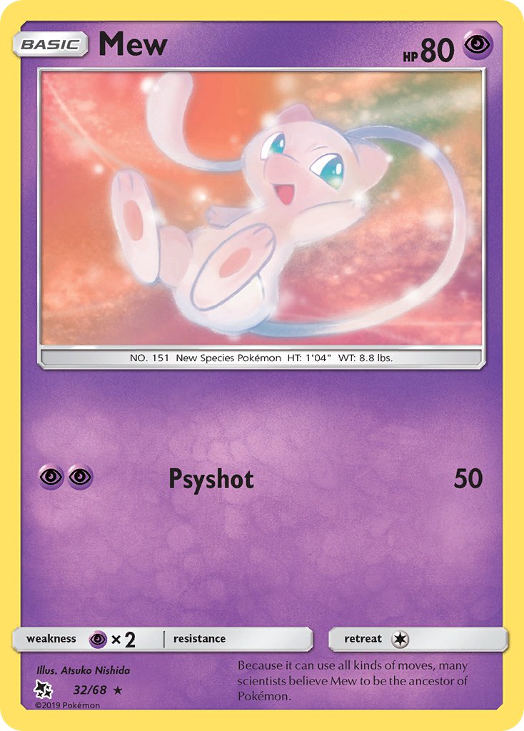Mew - 32/68 (HIF) Rare - Near Mint
