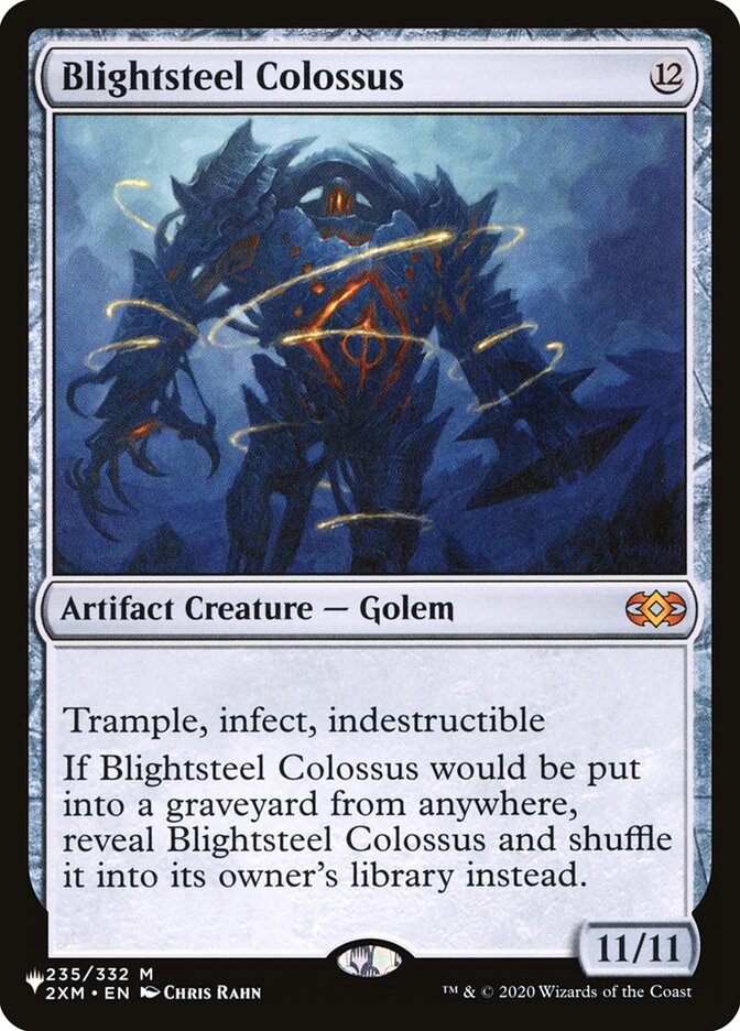 Blightsteel Colossus (2XM-M-LIST) Light Play
