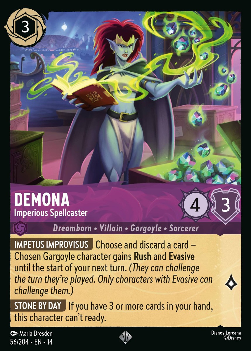 Demona - Imperious Spellcaster (056/204 - Hyperia City) Super Rare