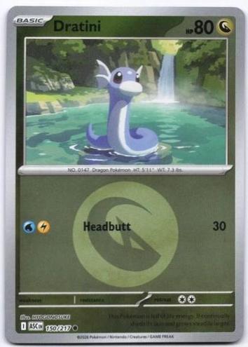 Dratini (Energy Symbol Pattern) - 150/217 (ASC) Common
