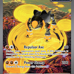 Iron Boulder ex - 207/162 (TEF) Special Illustration Rare - Damaged Holofoil