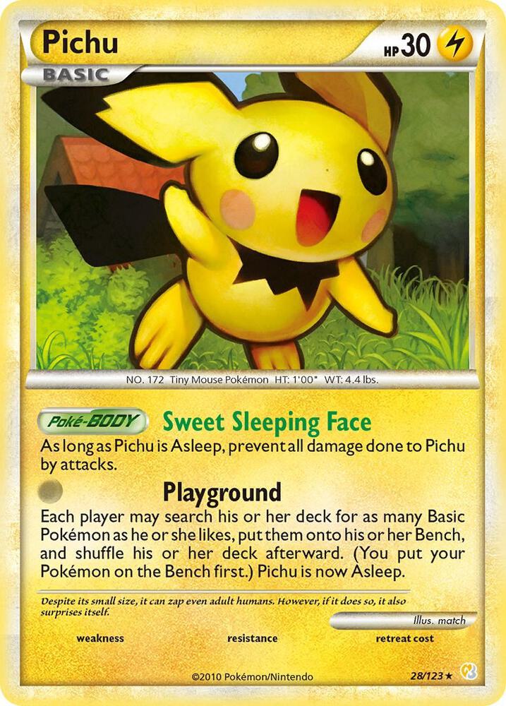 Pichu (28/123) Moderately Played