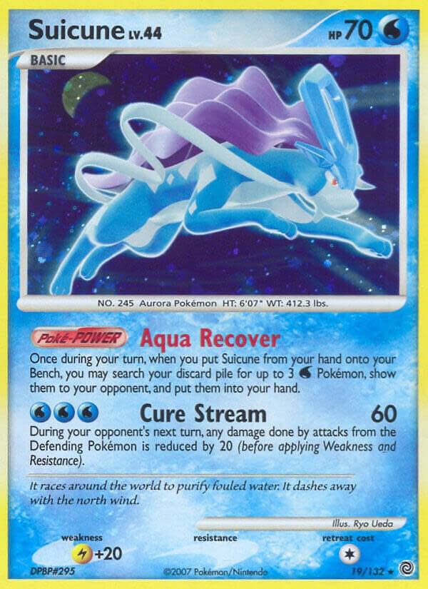 Suicune - 19/132 (SW) Holo Rare - Near Mint Holofoil