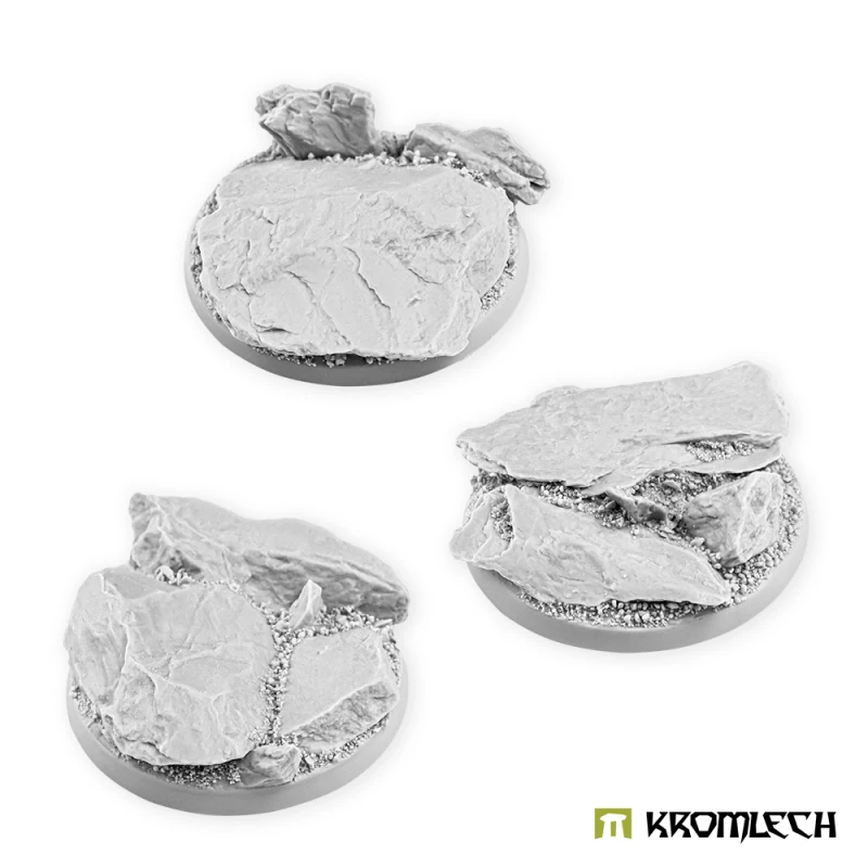 Kromlech KRRB005: Rocky Outcrop Round 50mm (3)