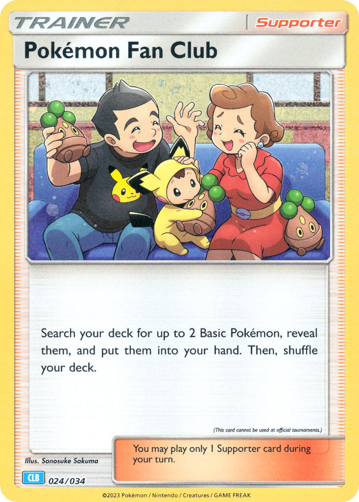 Pokemon Fan Club - 024/034 (TCG:CLB) Classic Collection - Near Mint Holofoil