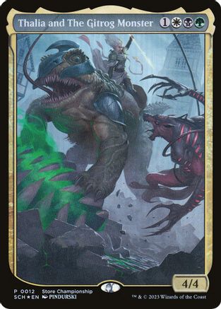 Thalia and the Gitrog Monster [# 0012 Textless Promo) (SCH-R)