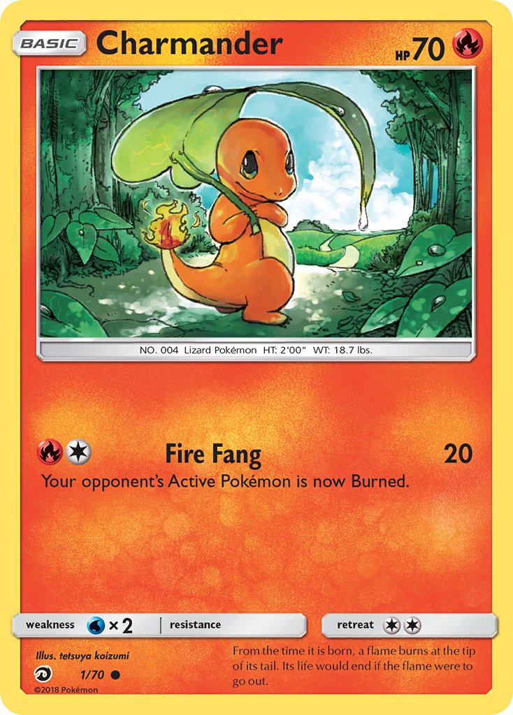 Charmander - 01/70 (DRM) Common - Near Mint