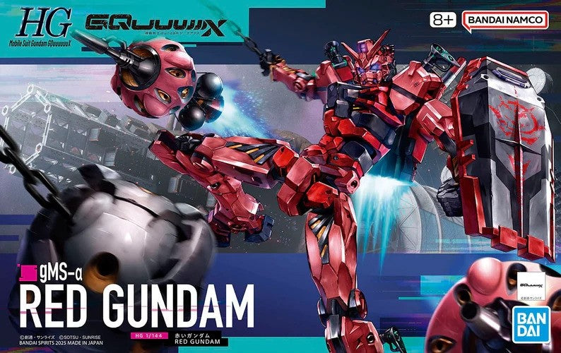 1/144 (HG): Mobile Suit Gundam GQuuuuuuX - #4 GMS-a Red Gundam