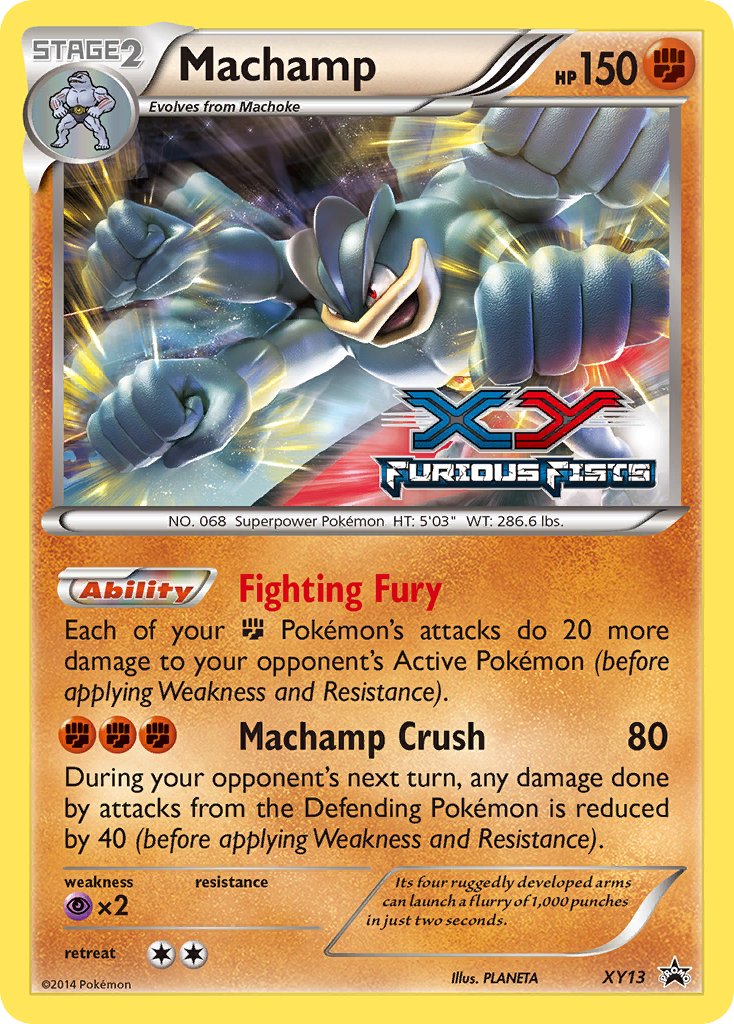 Machamp (Prerelease) - XY13 (XY:PR) Promo - Near Mint Holofoil