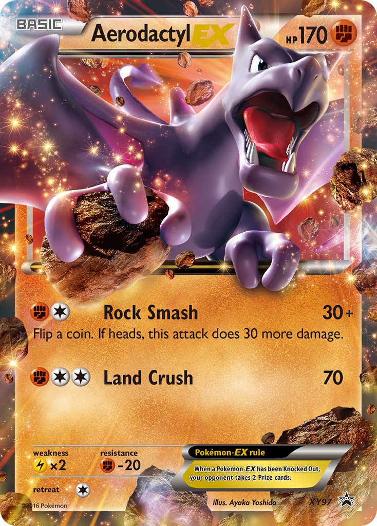 Aerodactyl EX - XY97 (XY:PR) Promo - Light Play Holofoil