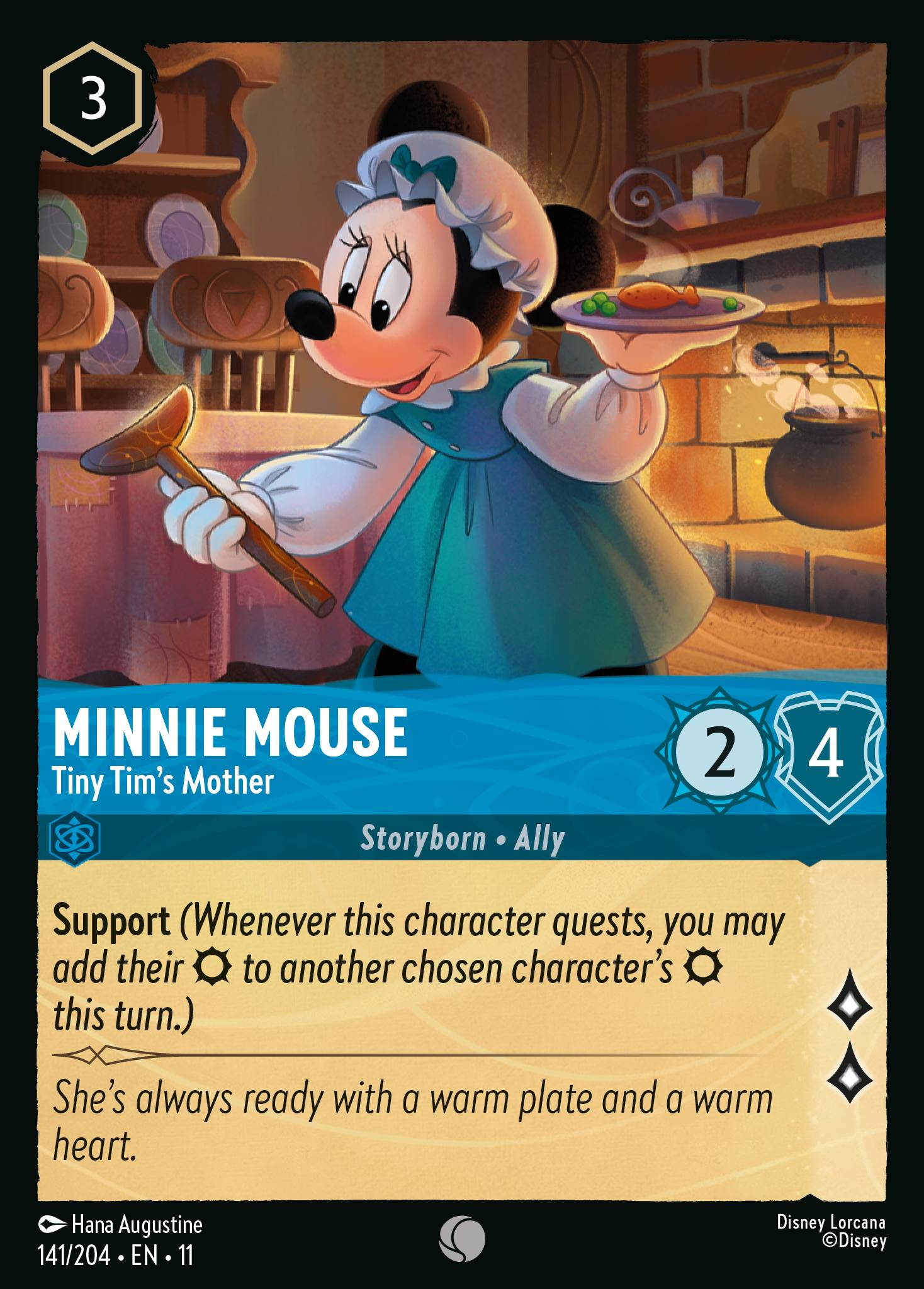 Minnie Mouse - Tiny Tim's Mother (141/204 - Winterspell) Common