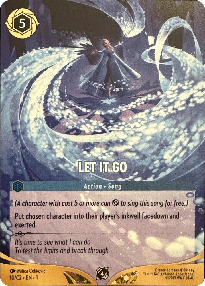Let It Go (Disney Lorcana Promo Cards 10/C2) Disney Lorcana Challenge Promo - Near Mint