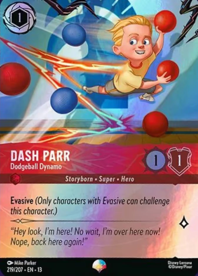 Dash Parr - Dodgeball Dynamo (219/204 - Attack of the Vine!) Epic