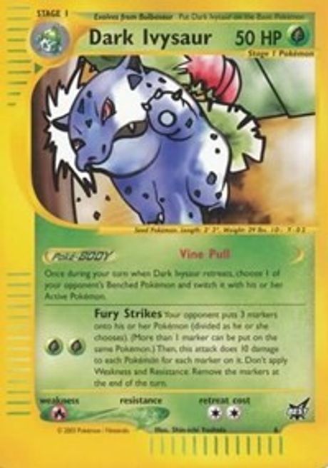 Dark Ivysaur - 6 (PR) - Near Mint