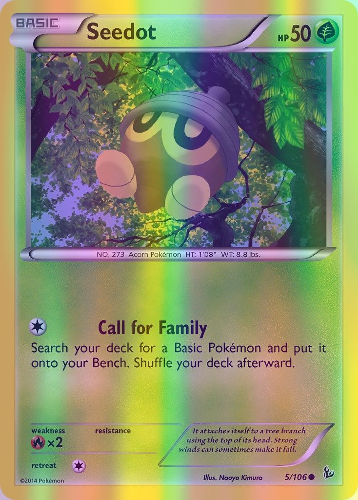 Seedot - 005/106 (FLF) Common - Near Mint Reverse Holofoil