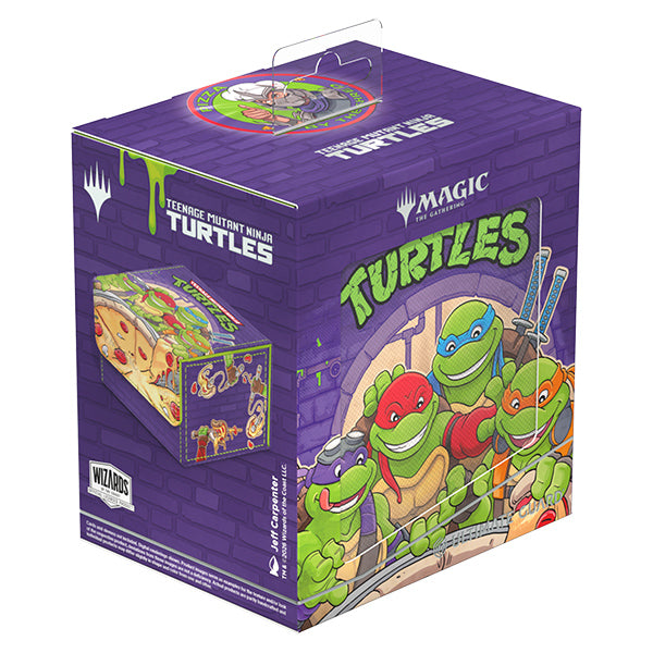 Ultimate Guard: Deck Case - Sidewinder 133+ XenoSkin - MTG: Teenage Mutant Ninja Turtles - Pizza Box