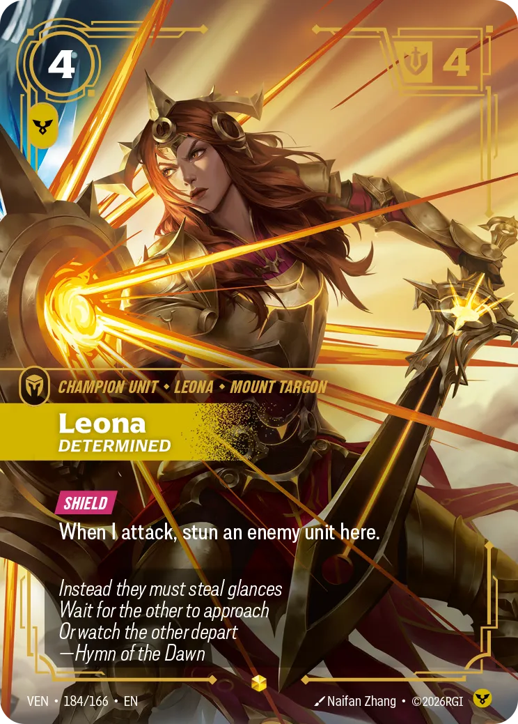 Leona, Determined - 184/166 (VEN) Rare