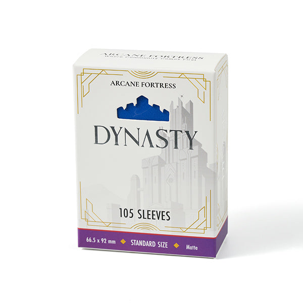 Arcane Fortress: Standard Matte - Dynasty: Deep Blue (105 ct)