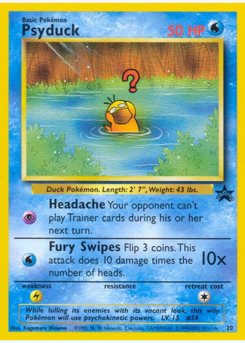 Psyduck (20) Moderate Play WoTC Promo