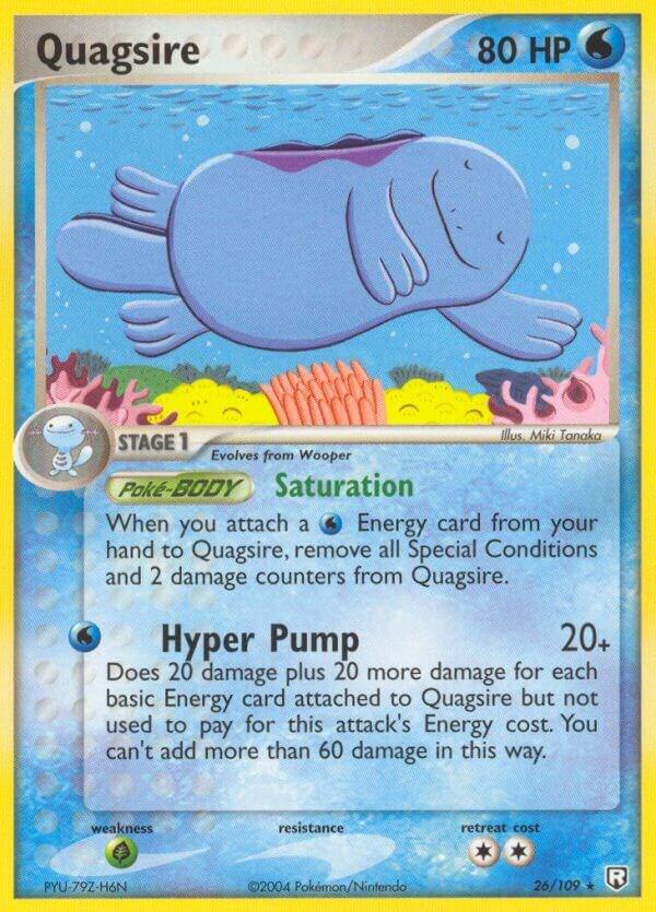 Quagsire - 26/109 (RR) Rare - Near Mint