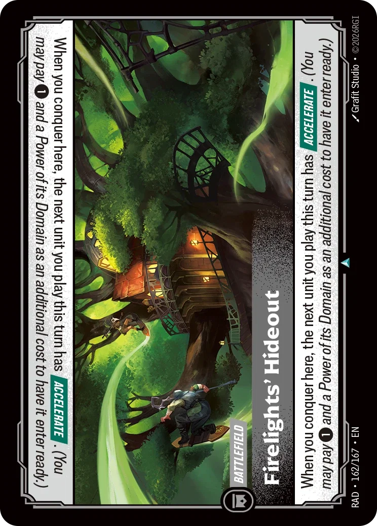Firelights' Hideout - 162/167 (RAD) Uncommon