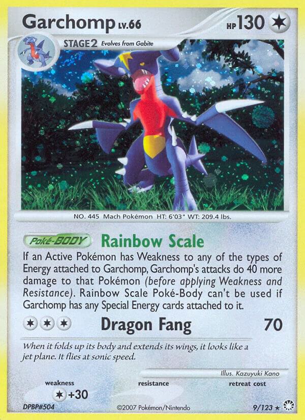 Garchomp - 9/123 (MT) Holo Rare - Near Mint Holofoil