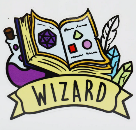 Banner Class Sticker: Wizard