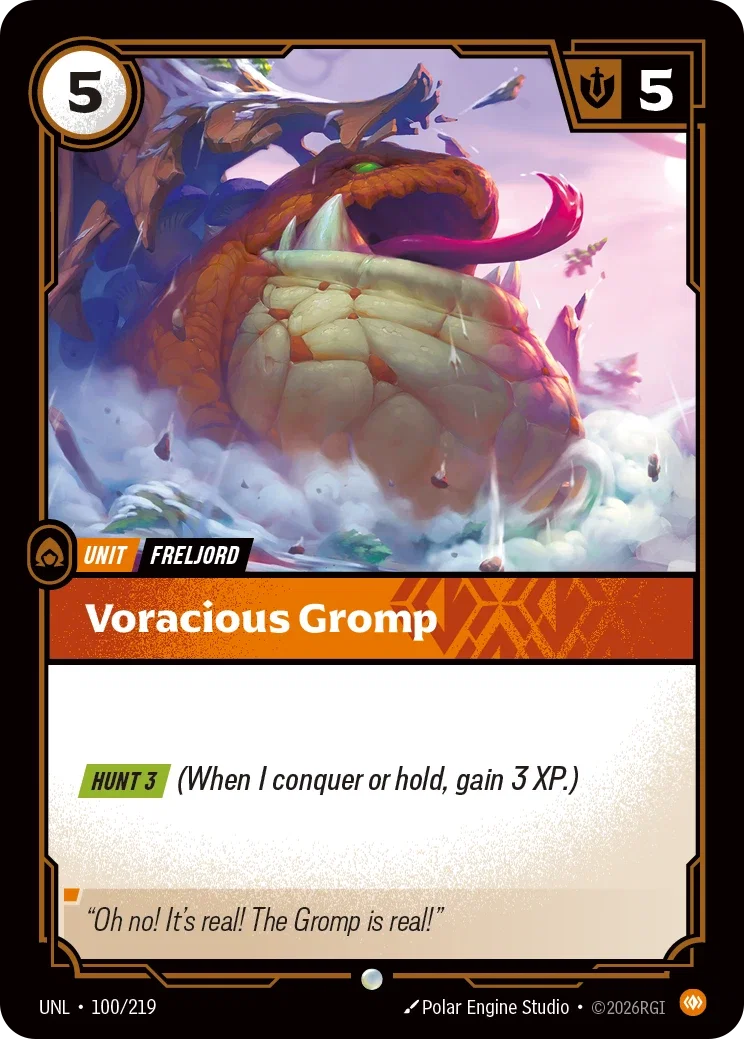 Voracious Gromp - 100/219 (UNL) Common