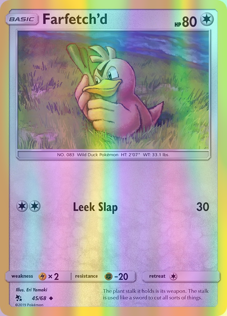 Farfetch'd - 45/68 (HIF) Uncommon - Near Mint Reverse Holofoil