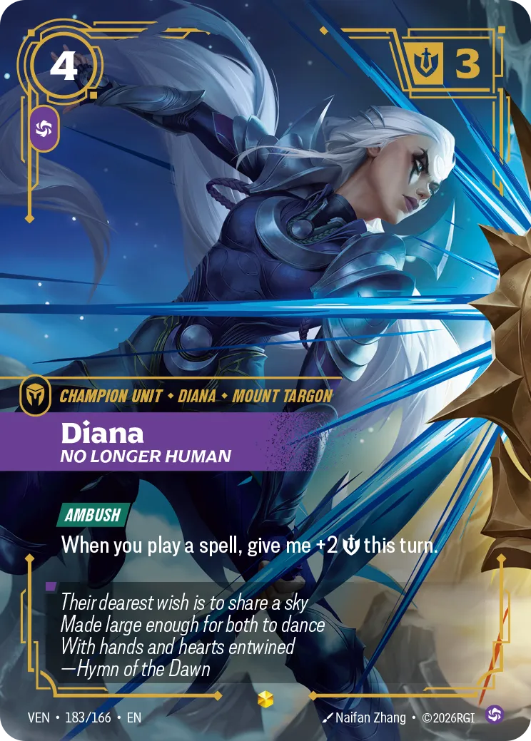 Diana, No Longer Human (Overnumbered) - 183/166 (VEN) Epic