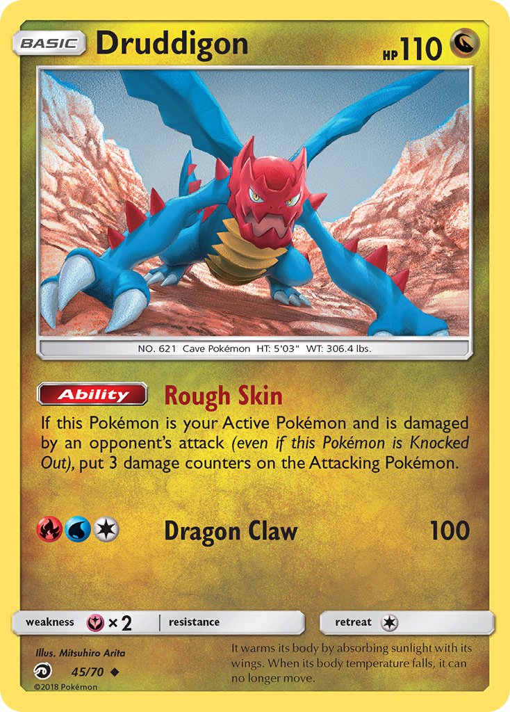 Druddigon - 45/70 (DRM) Uncommon - Near Mint