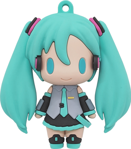 Hatsune Miku Series Rubber Mascot / Hatsune Miku