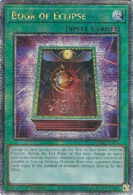 Book of Eclipse (RA02-EN054) Quarter Century Secret Rare - Near Mint 1st Edition