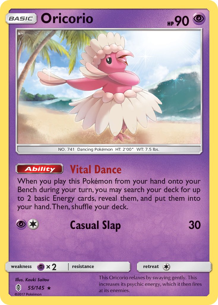 Oricorio - 055/145 (SM:GRI) Rare - Near Mint