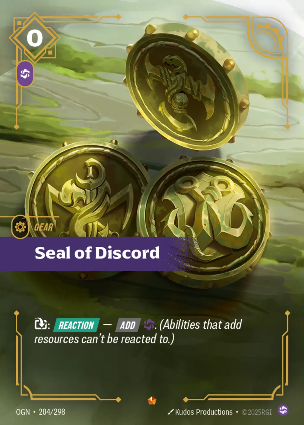 Seal of Discord - 204/298 (OGN) Epic
