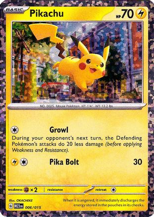 Pikachu - 006/015 (M23) McDonald's Promos 2023