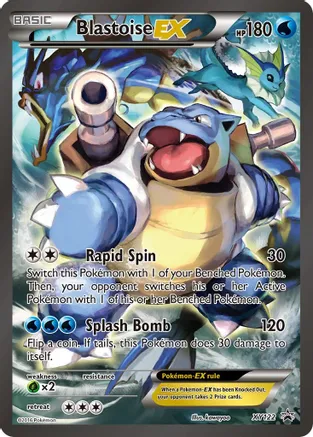 Blastoise EX - XY122 (XY:PR) Promo - Moderate Play Holofoil