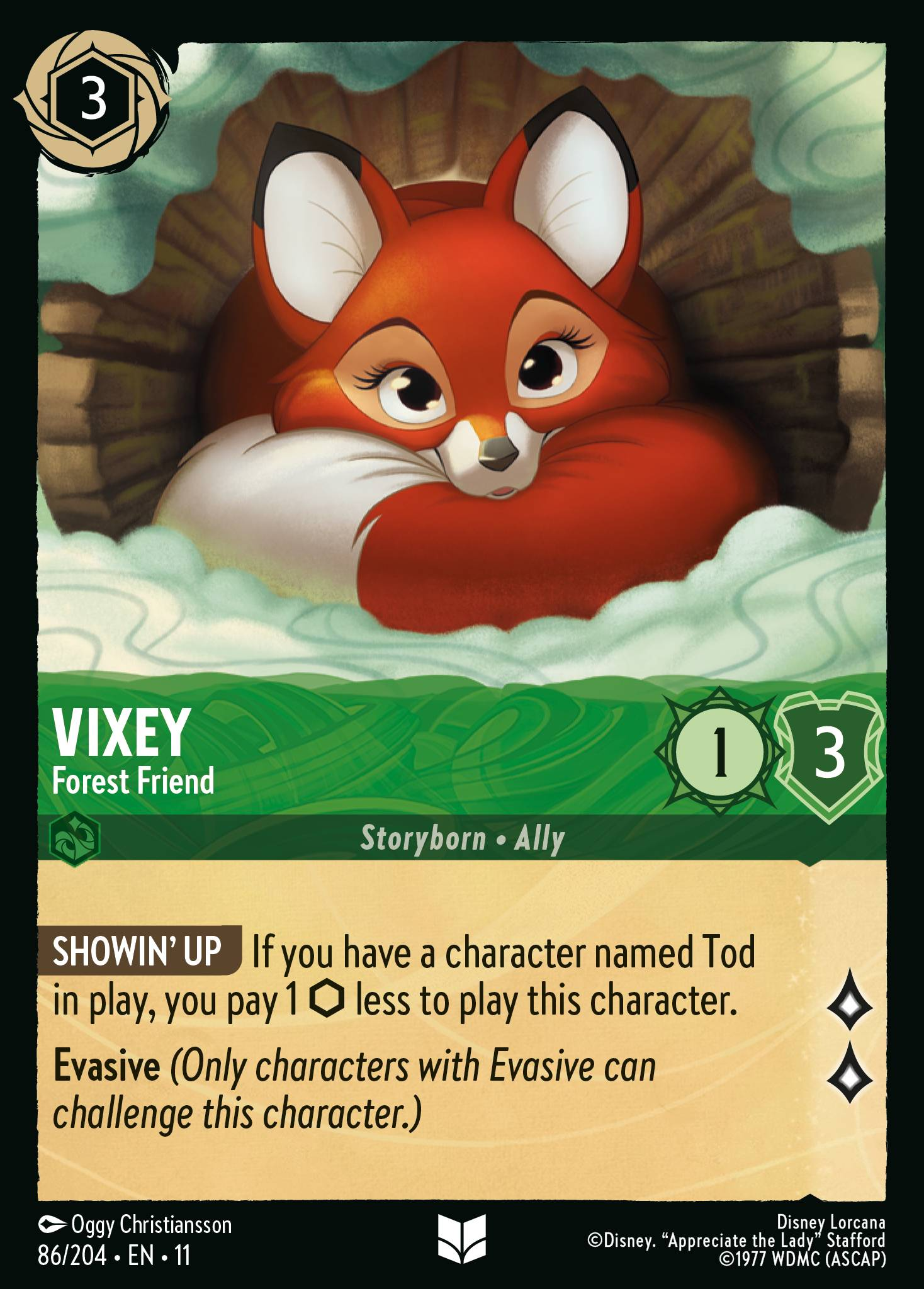 Vixey - Forest Friend (086/204 - Winterspell) Uncommon