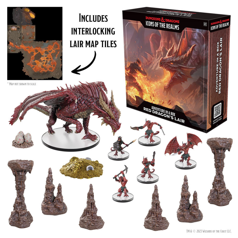 D&D Miniatures: Icons of the Realms - Adventure in a Box 04: Red Dragon's Lair
