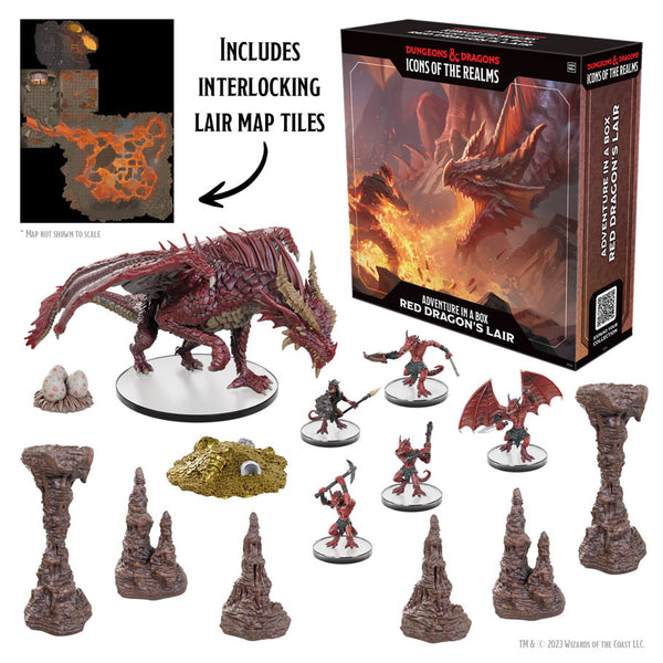 D&D Miniatures: Icons of the Realms - Adventure in a Box 04: Red Dragon's Lair