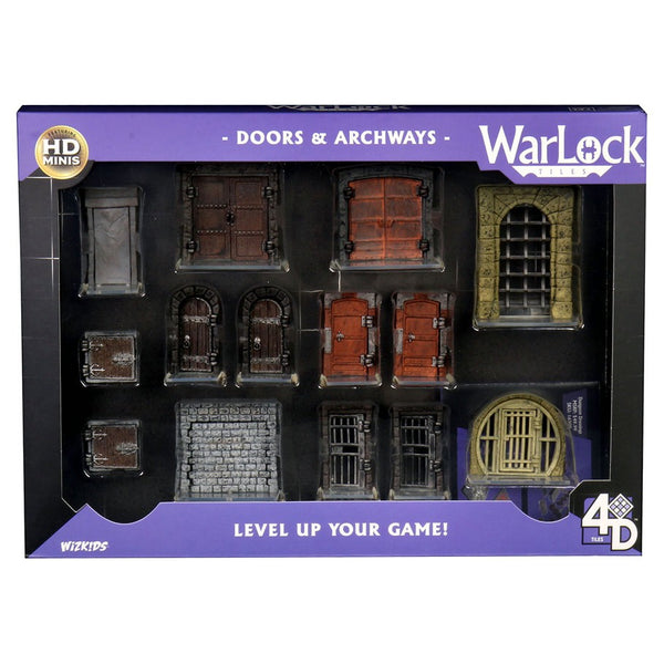 WizKids 4D Tiles: WarLock Tiles - Doors & Archways