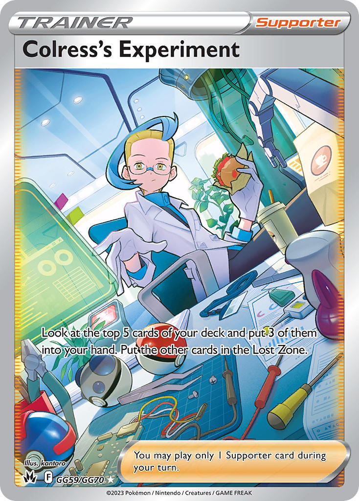 Colress's Experiment - GG59/GG70 (CRZ:GG) Ultra Rare - Near Mint Holofoil