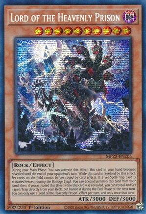 Lord Of The Heavenly Prison (MP22-EN205) Secret Rare - Near Mint 1st Edition
