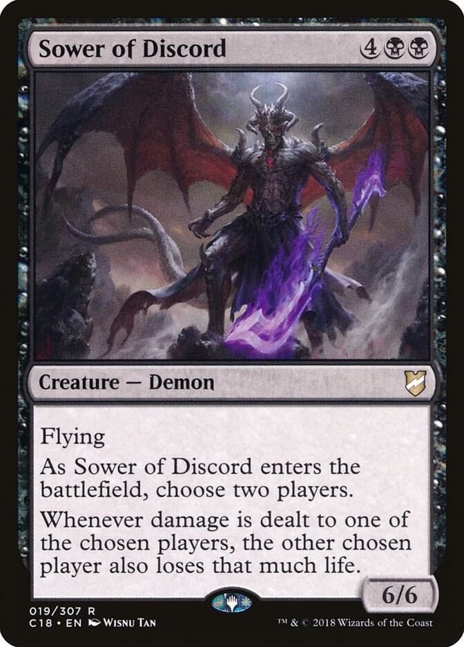 Sower of Discord (C18-R) Light Play