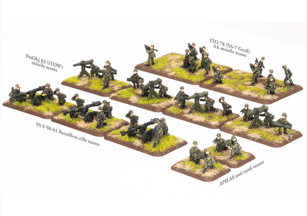 Flames of War: Team Yankee WW3: Finnish (TFI703) - Weapons Platoons (x38 figures)